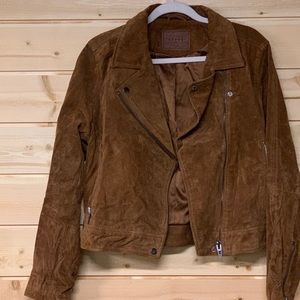 Blank NYC camel moto jacket